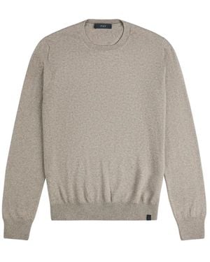 Fay Round-Neck Knitwear - Gris