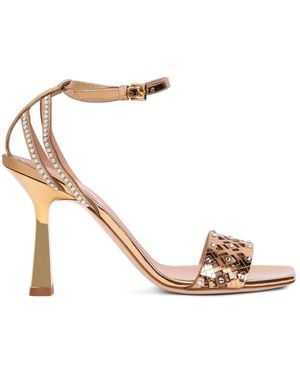 Alberta Ferretti High Heel Sandals - Metallic