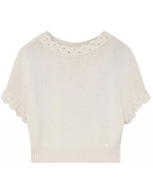 GUSTAV Round-Neck Knitwear - Blanc