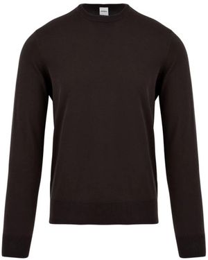 Aspesi Round-Neck Knitwear - Black