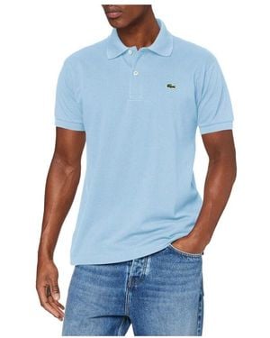 Lacoste Herren Polo Shirt Mit Kurzen Ärmeln - Blau