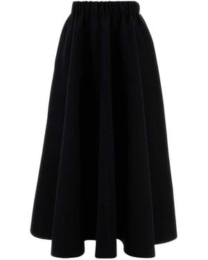 Extreme Cashmere Midi Skirts - Negro