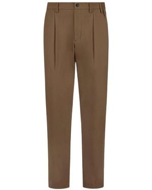 People Of Shibuya Straight Trousers - Brown