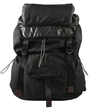 DIESEL Zaino in nylon con rivestimento in poliuretano - Nero
