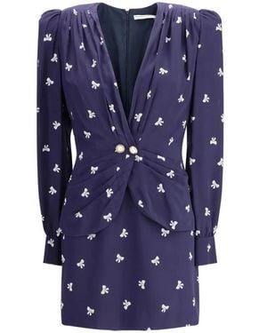 Alessandra Rich Short Dresses - Blu