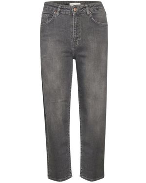 Part Two Vintage Denim High Waist Jeans - Grijs