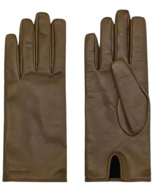 Ferragamo Nappaleder Handschuhe - Grün