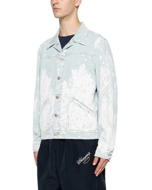 MM6 by Maison Margiela Denim Jackets - White