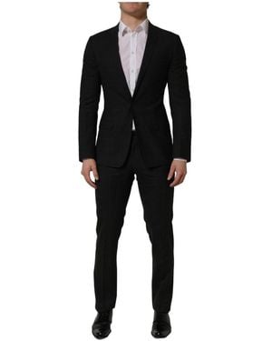 Dolce & Gabbana Single Breasted Suits - Black
