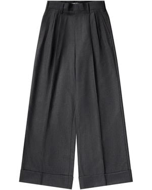 Junya Watanabe Pinstripe Kostuumbroek - Grijs