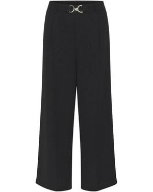 Kaffe Wide Trousers - Black