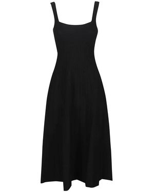 STAUD Kleedjes ,Zwart ,Nylon Ellison Dress