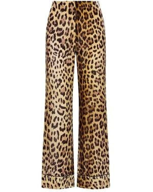 Maliparmi Velvet Prints Pants - Naturel