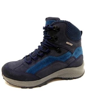 Waldläufer Blaue Wanderstiefel