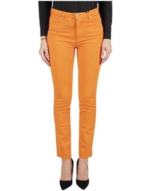 Kiton Slim-Fit Trousers - Arancione