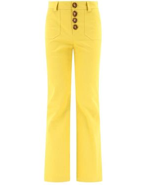 Ines De La Fressange Paris Straight Pants - Yellow
