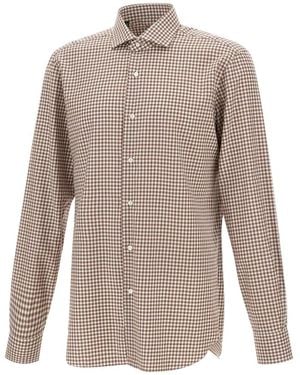 Barba Napoli Casual Shirts - Brown