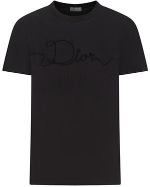 Christian Dior　Ｔシャツ Christian Dior Couture T-Shirt, Relaxed Fit Black Cotton Jersey | DIOR