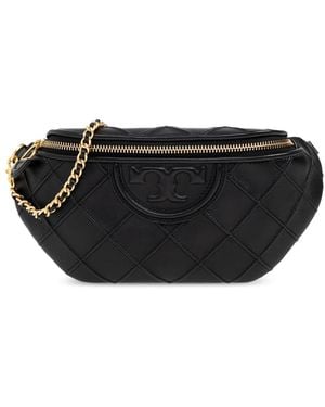 Tory Burch Tassen ,Zwart ,Leer Belt Bag Fleming Soft