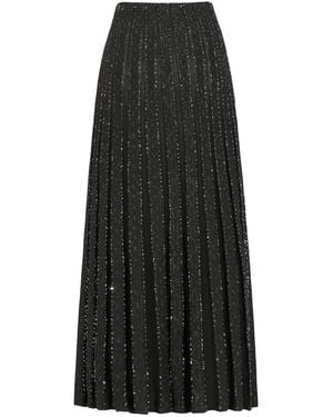 D.exterior Maxi Skirts - Negro