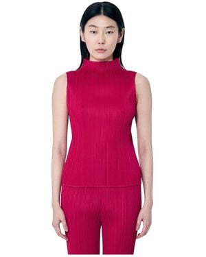 Issey Miyake Sleeveless Tops - Rosa