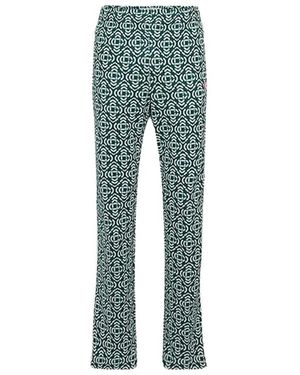 CASABLANCA Slim-Fit Trousers - Blue