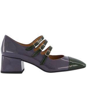 Gibaldi Schoenen ,Grijs ,Elegante Martina T Vernice Schoenen - Blauw