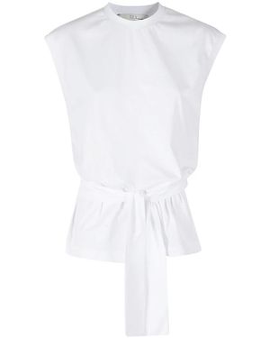 Tela Tops ,Wit ,Katoen Sacco T-Shirt
