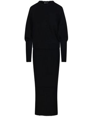 By Malene Birger Knitted Dresses - Black