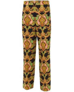 Etro Wide Trousers - Yellow