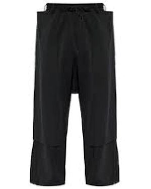Y-3 Cropped Trousers - Nero