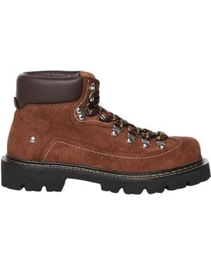 DSquared² Lace-Up Boots - Marron