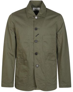 Universal Works Jassen ,Groen ,Bakers Jacket