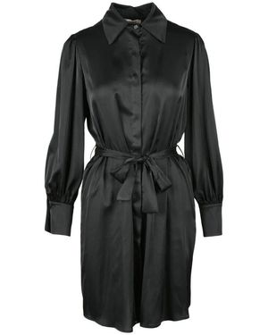 Think! Polyester Damenkleid - Schwarz