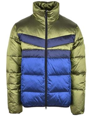Bikkembergs Grüne Einfache Reißverschlussjacke Herbst/Winter
