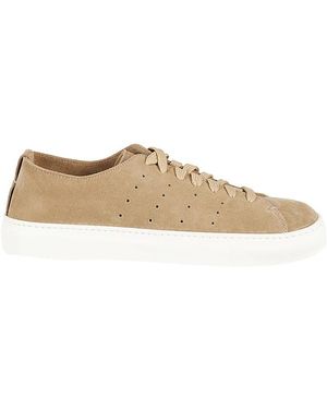 Seboy's Schoenen ,Leer Classic Sneakers - Naturel