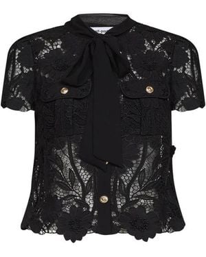 Self-Portrait Blouses - Black