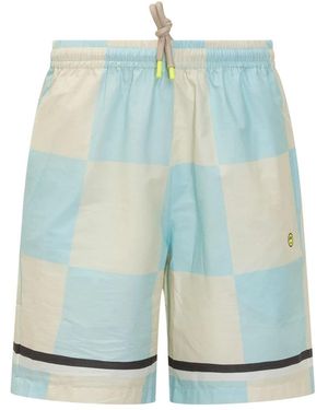 Barrow Shorts Mit Kordelzug Elastischem Bund Und Taschen - Blau