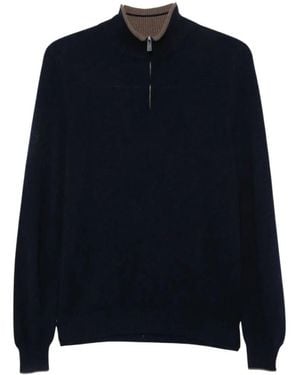 Fedeli Round-Neck Knitwear - Azul