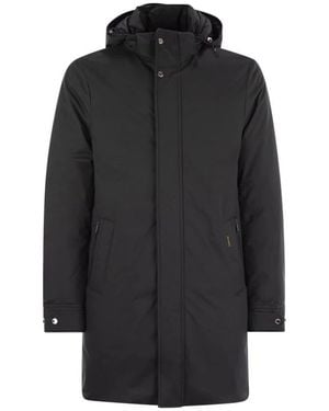 Moorer Jassen ,Blauw ,Smooth Duster - Zwart