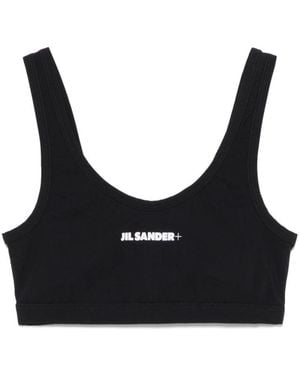 Jil Sander Sleeveless Tops - Black