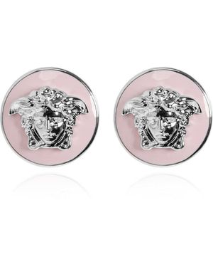 Versace Accessoires ,Roze ,Medusa Oorbellen - Bruin