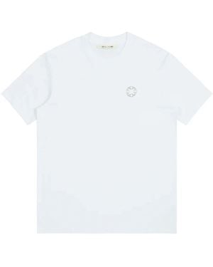 1017 ALYX 9SM Lässiges baumwoll t-shirt - Weiß