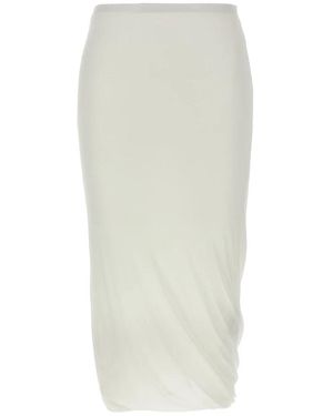 Jil Sander Midi Skirts - White