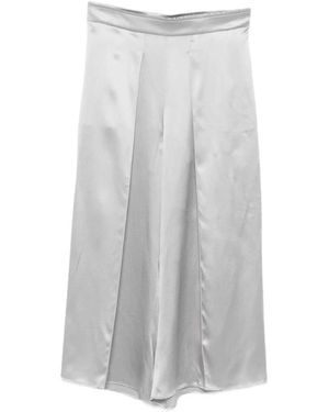 Eleventy Wide Trousers - Gris