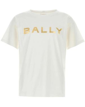 Bally Tops ,Wit ,Katoen Wit Katoenen T-Shirt
