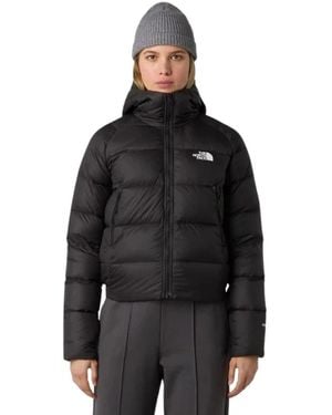 The North Face Fitness ,Zwart ,Leer Hyalite Down Hooded Jacket