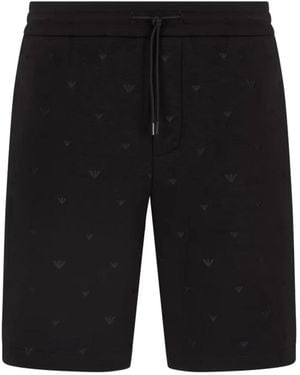 Emporio Armani Casual Shorts - Black