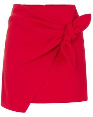 Elisabetta Franchi Short Skirts - Rosso