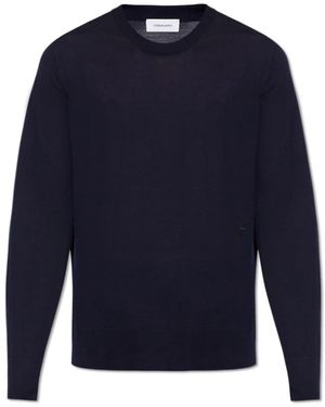 Ferragamo Round-Neck Knitwear - Blu